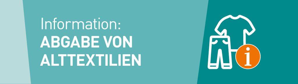 Foto1: Annahme von Alttextilien ab 01.04.2026